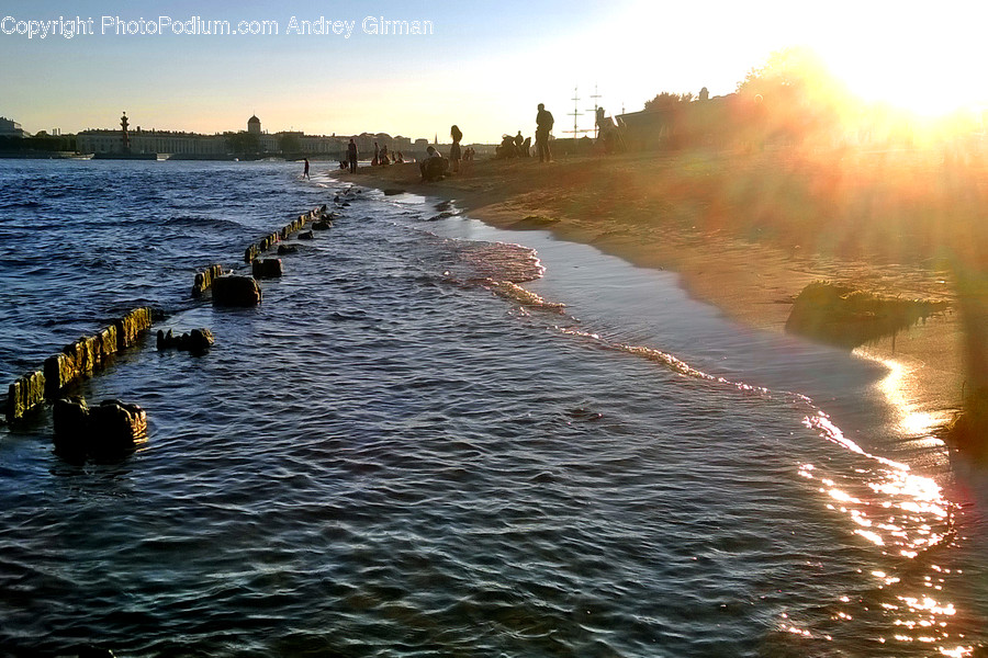 Flare, Light, Water, Outdoors, Sunlight
