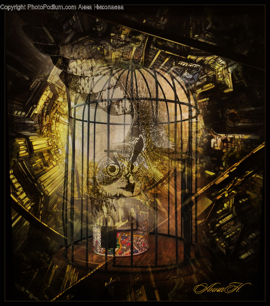 Painting, Art, Lighting, Crypt, Architecture