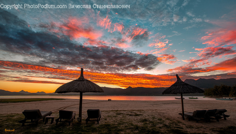 Nature, Outdoors, Red Sky, Sunset, Dusk