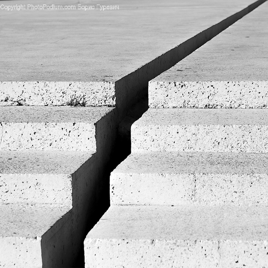Handrail, Banister, Staircase, Concrete, Railing