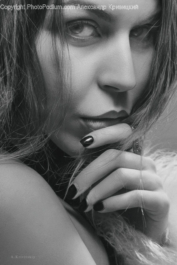 Finger, Person, Human, Face, Lip