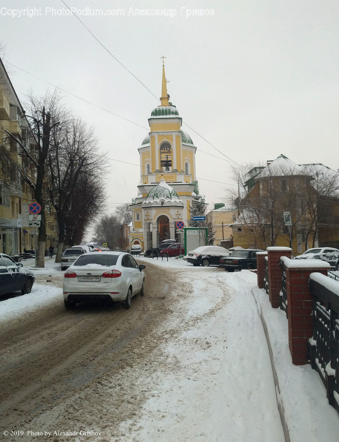 Tower, Architecture, Building, Car, Vehicle