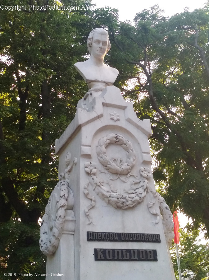 Monument, Tomb, Snowman, Snow, Nature