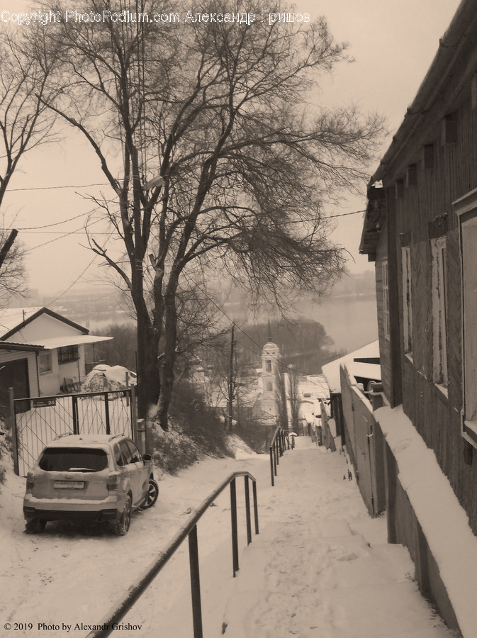 Nature, Outdoors, Snow, Weather, Wheel