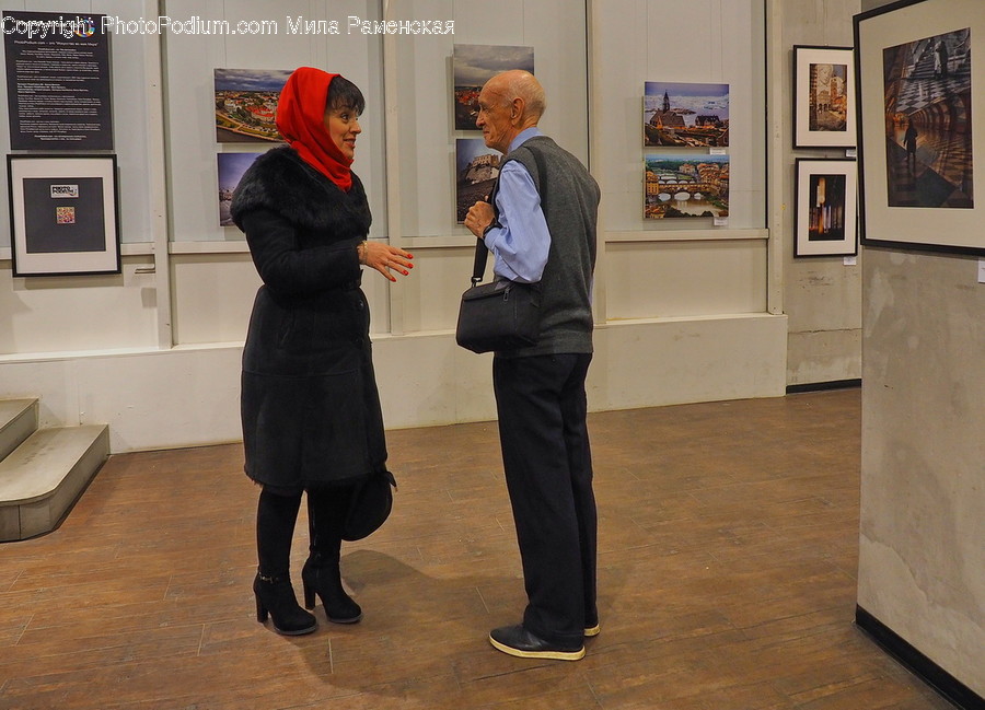 Art Gallery, Art, Apparel, Clothing, Coat