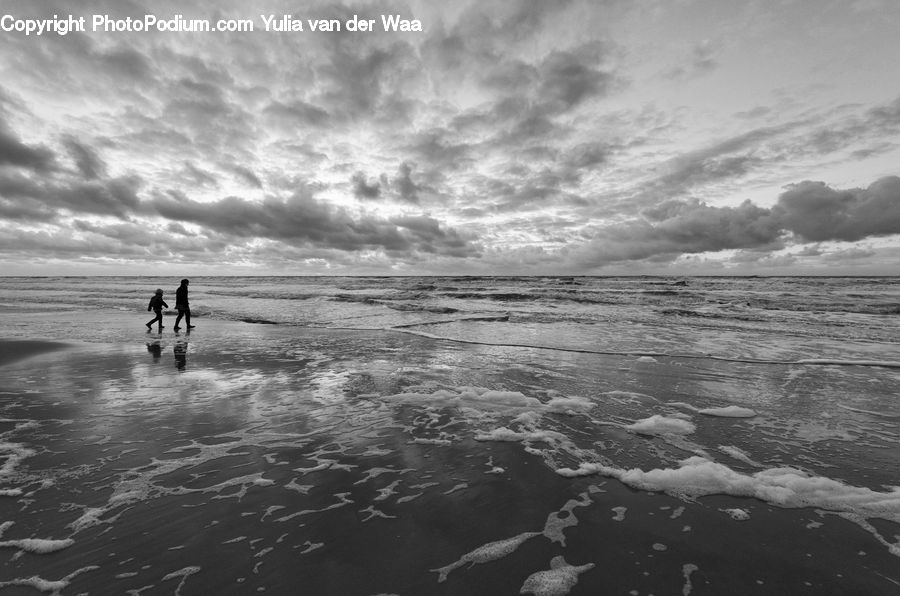 Ice, Outdoors, Snow, Beach, Coast, Sea, Water