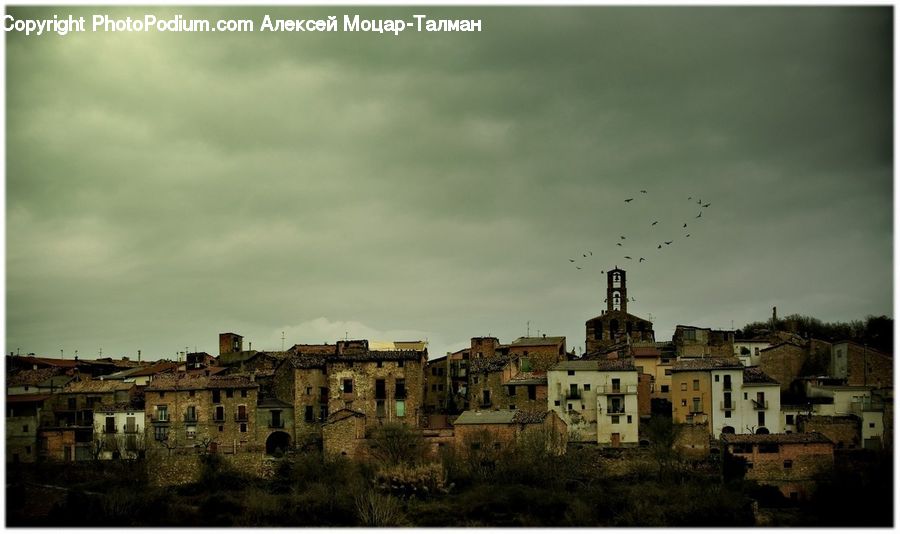 Architecture, Castle, Fort, Building, Downtown, Town, Housing