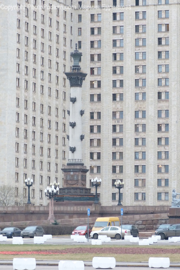 Urban, High Rise, City, Town, Building
