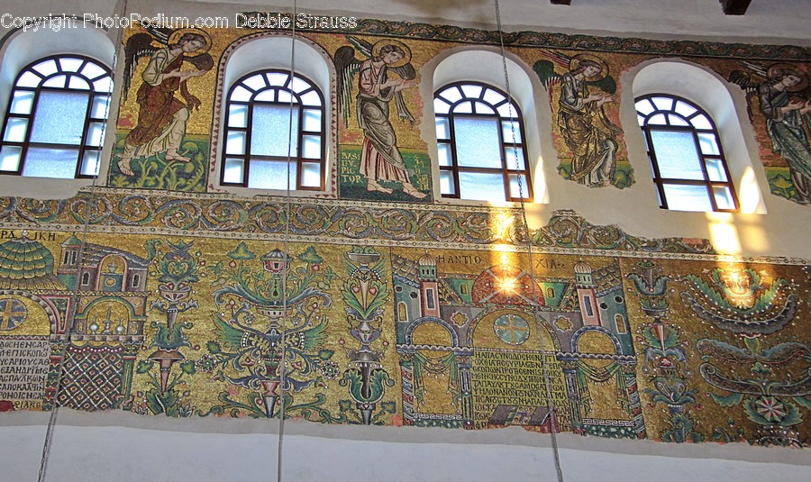 Art, Rug, Architecture, Building, Window