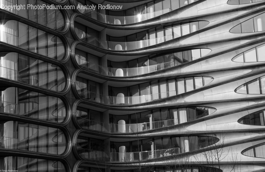 Handrail, Banister, Building, Office Building, Architecture
