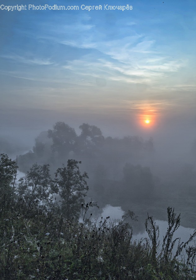 Nature, Outdoors, Weather, Fog, Mist