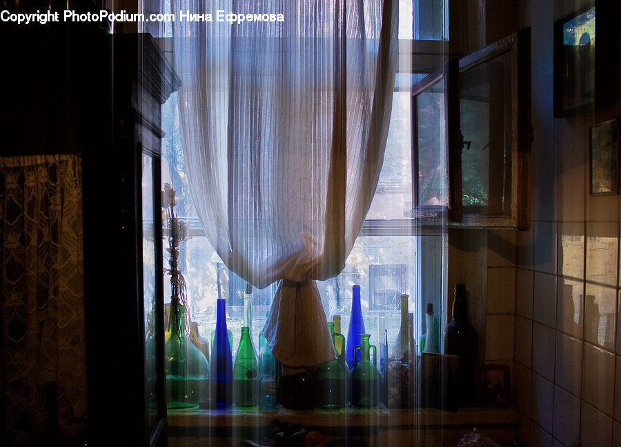 Curtain, Home Decor, Glass