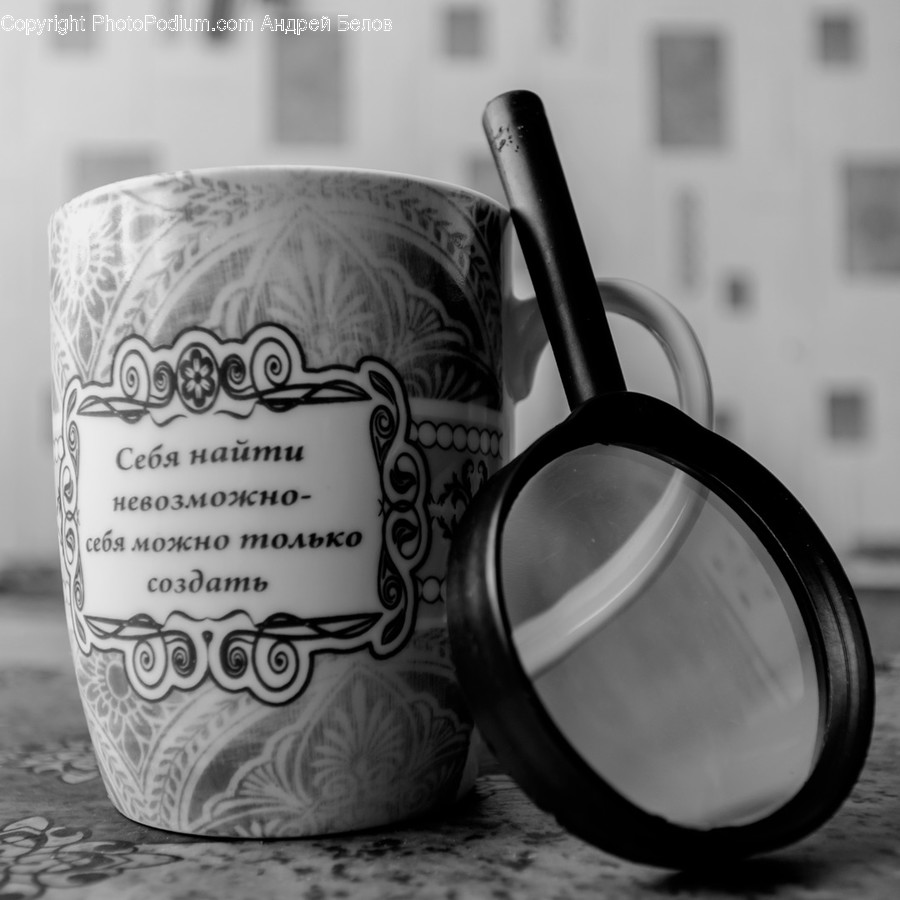 Cup, Coffee Cup, Wristwatch, Pottery