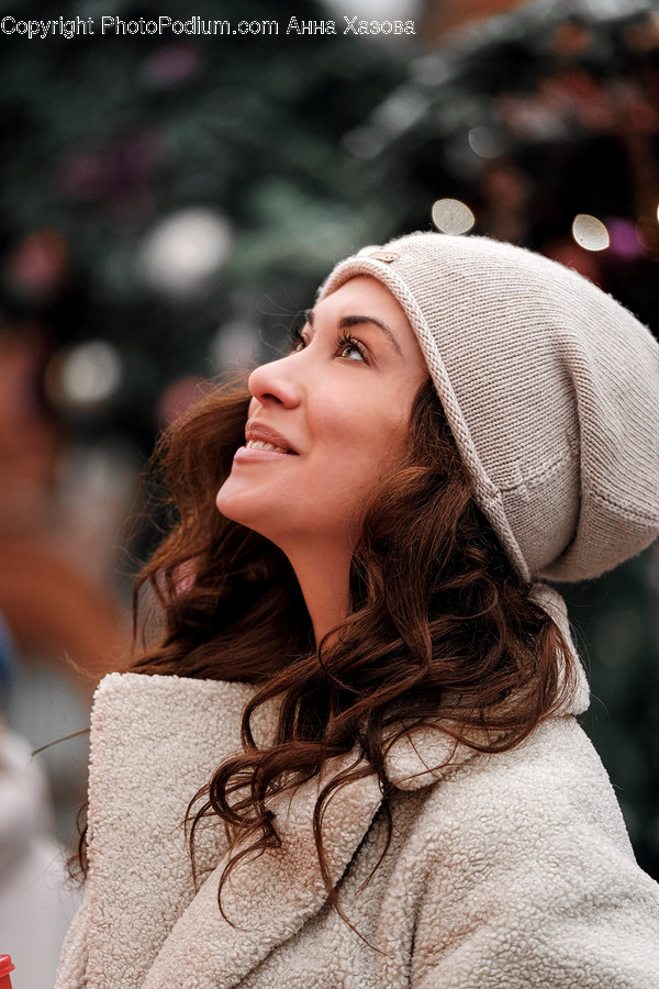 Clothing, Apparel, Person, Human, Bonnet