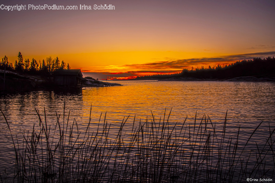 Nature, Outdoors, Red Sky, Dusk, Dawn