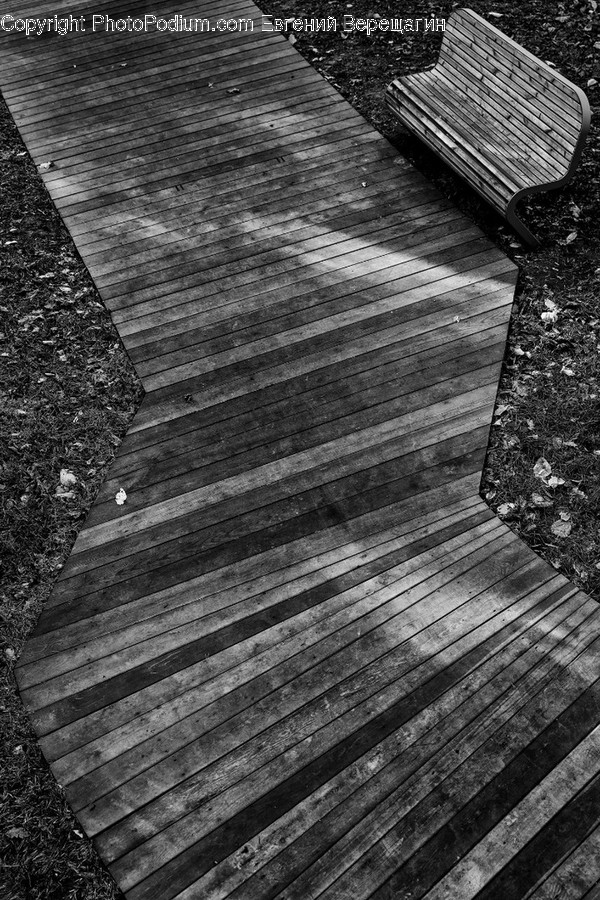 Boardwalk, Building, Bridge, Path, Wood