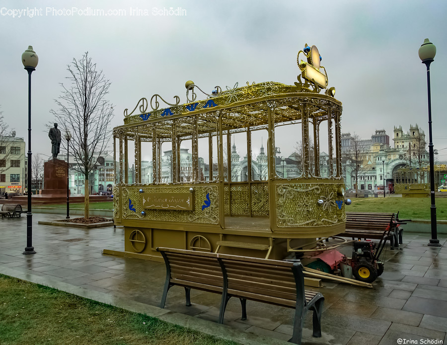 Furniture, Bench, Park Bench, Amusement Park, Theme Park