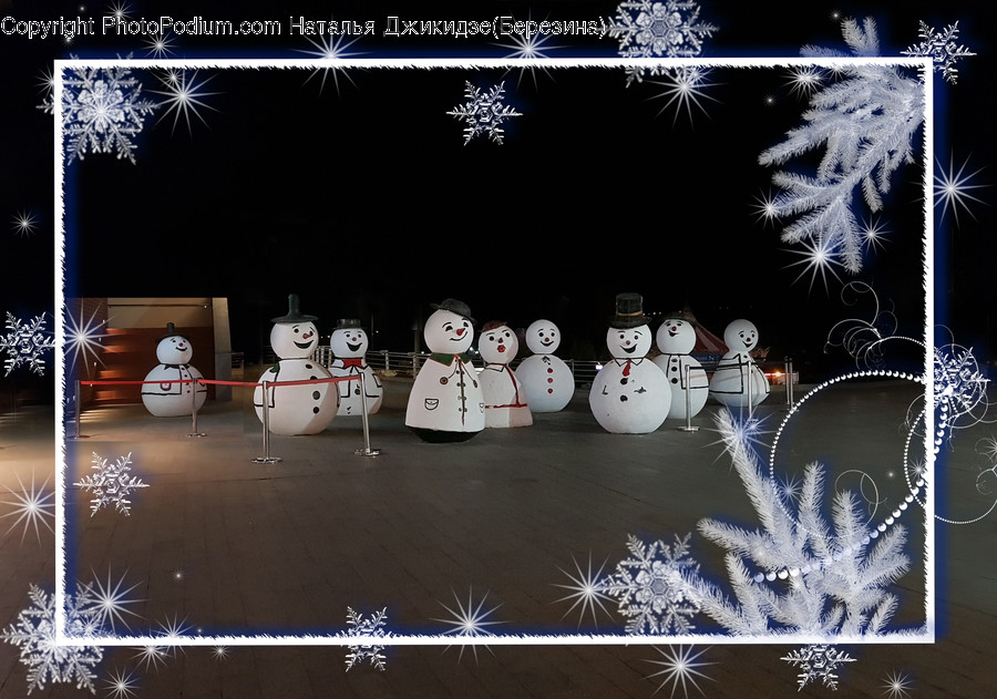 Nature, Outdoors, Snow, Winter, Snowman