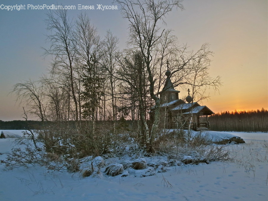 Nature, Outdoors, Building, Housing, Weather