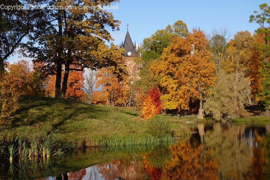 Water, Nature, Outdoors, Spire, Steeple
