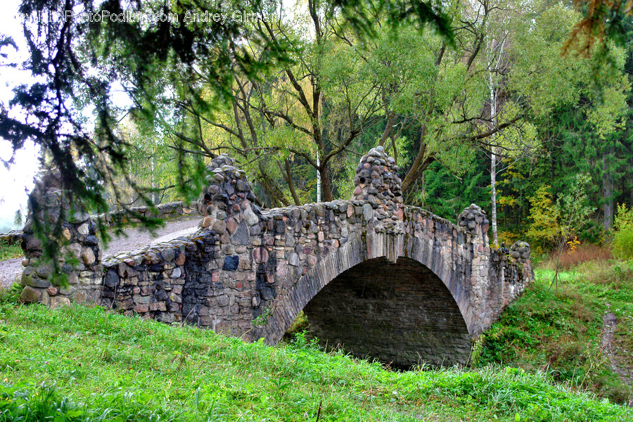 Building, Bridge, Ruins, Architecture, Bunker