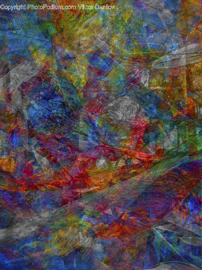 Modern Art, Art, Painting, Pattern, Ornament