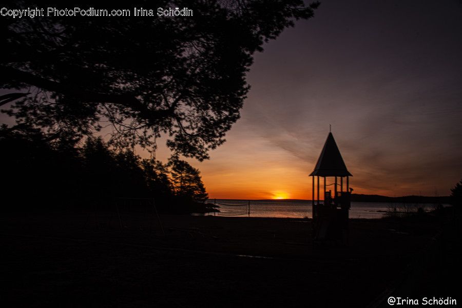 Nature, Outdoors, Red Sky, Sunset, Dawn
