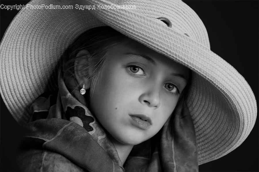 Clothing, Apparel, Hat, Sun Hat, Human