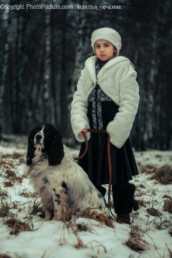 Apparel, Clothing, Person, Human, Canine