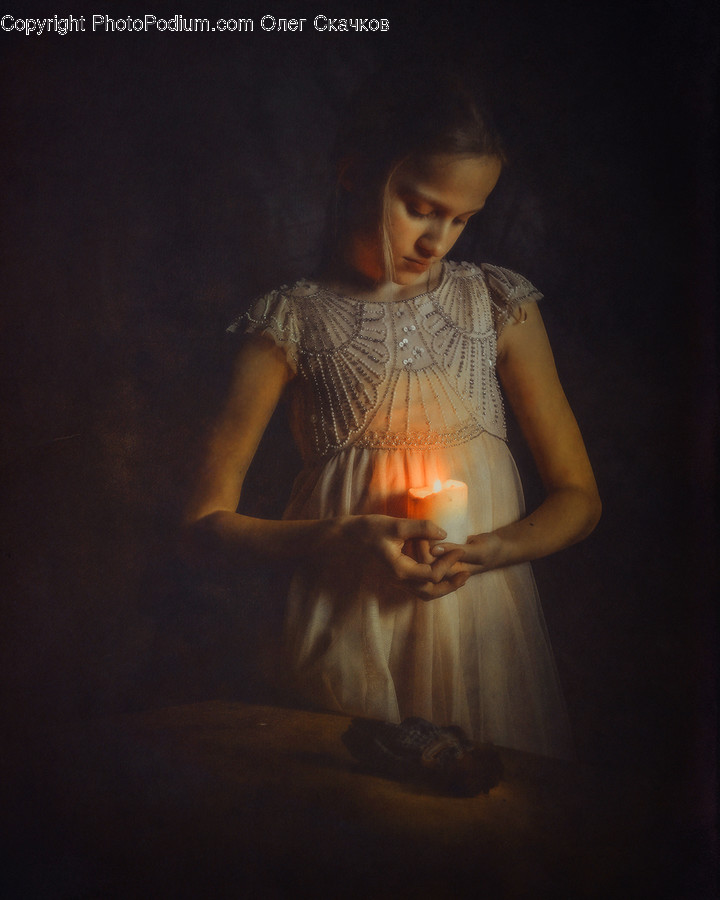 Human, Person, Painting, Art, Fire