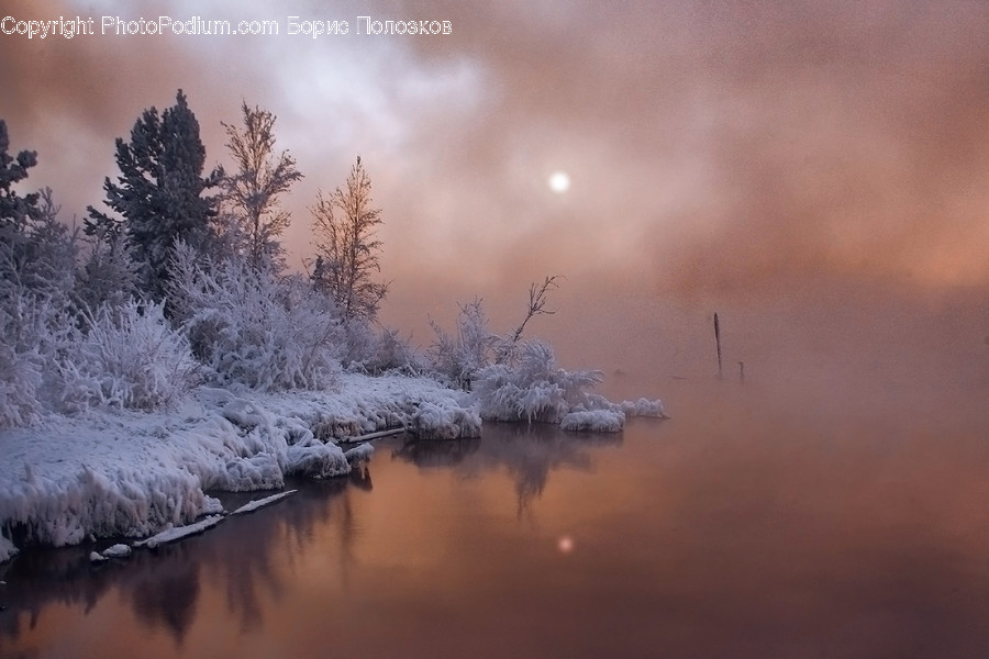 Nature, Outdoors, Ice, Snow, Frost