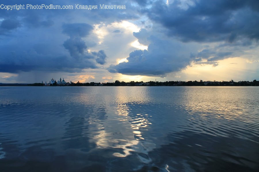Nature, Water, Outdoors, Reservoir, Weather