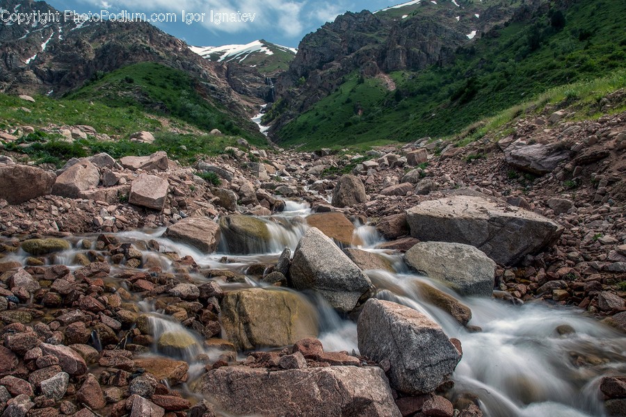 Nature, Water, Outdoors, River, Stream