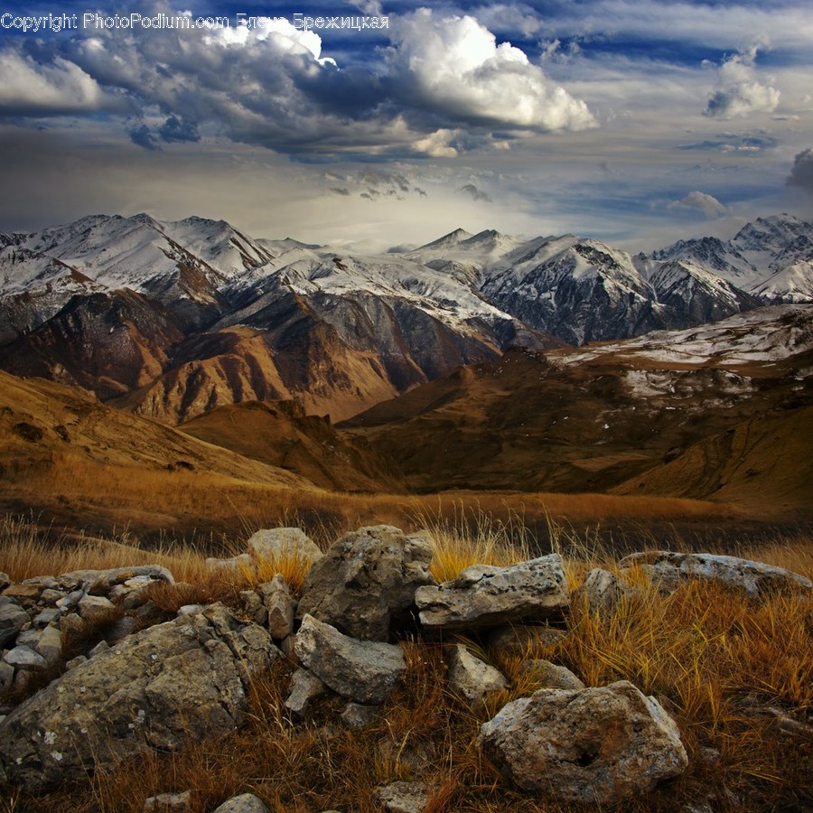 Mountain Range, Nature, Mountain, Outdoors, Rubble