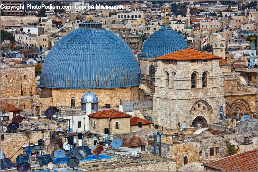 Architecture, Dome, Building, Downtown, Plaza, Town, Town Square