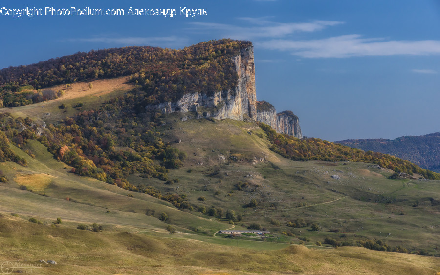 Nature, Outdoors, Plateau, Cliff, Countryside