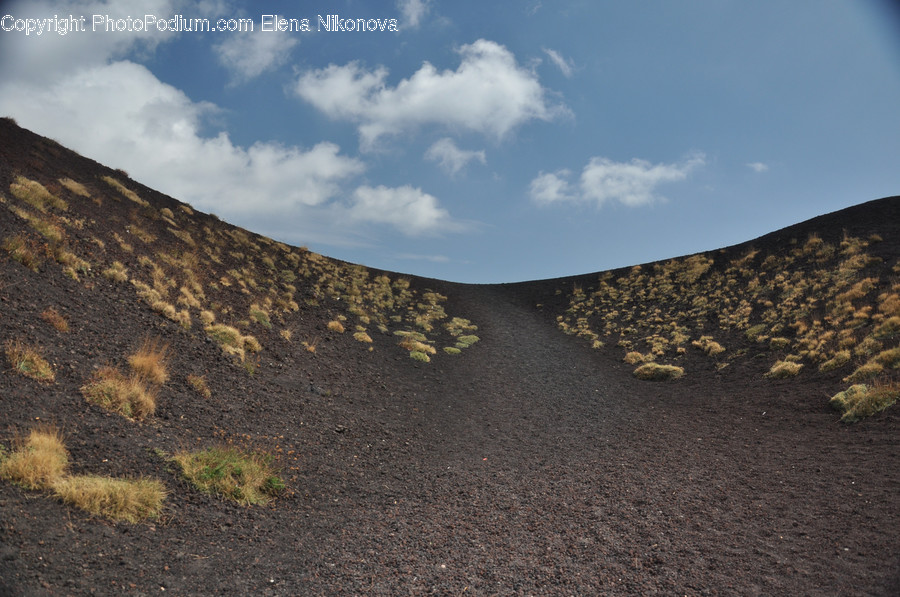 Nature, Outdoors, Mountain, Slope, Road