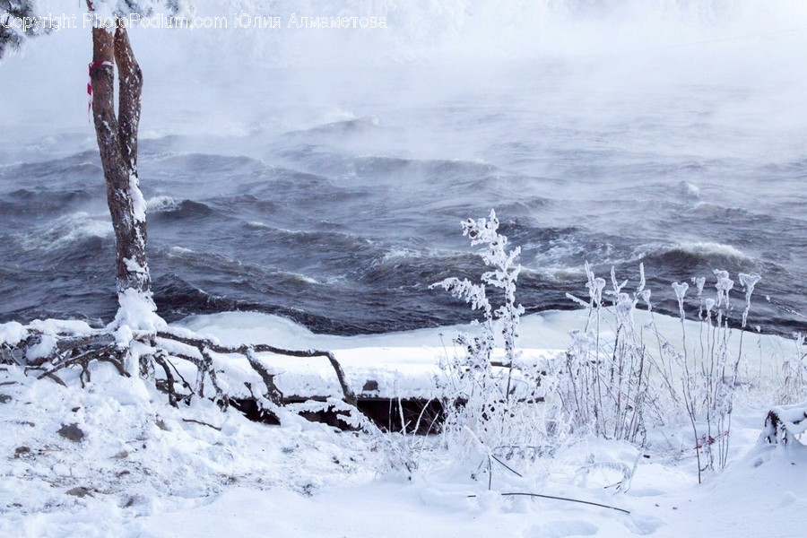 Nature, Outdoors, Ice, Snow, Mountain