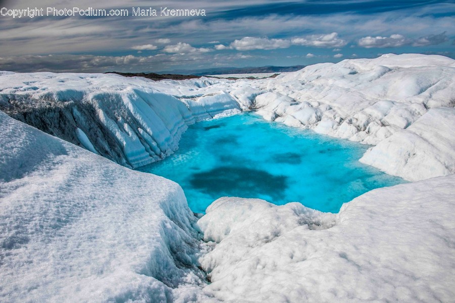 Nature, Outdoors, Mountain, Ice, Snow