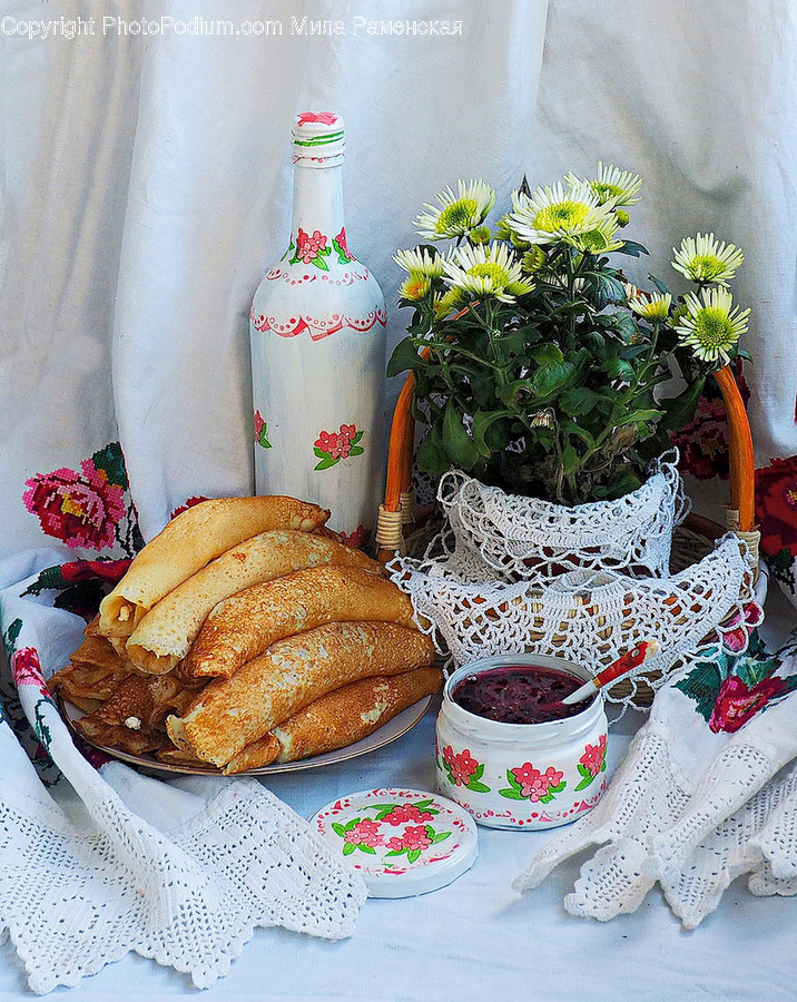 Food, Meal, Flower Arrangement, Blossom, Flower
