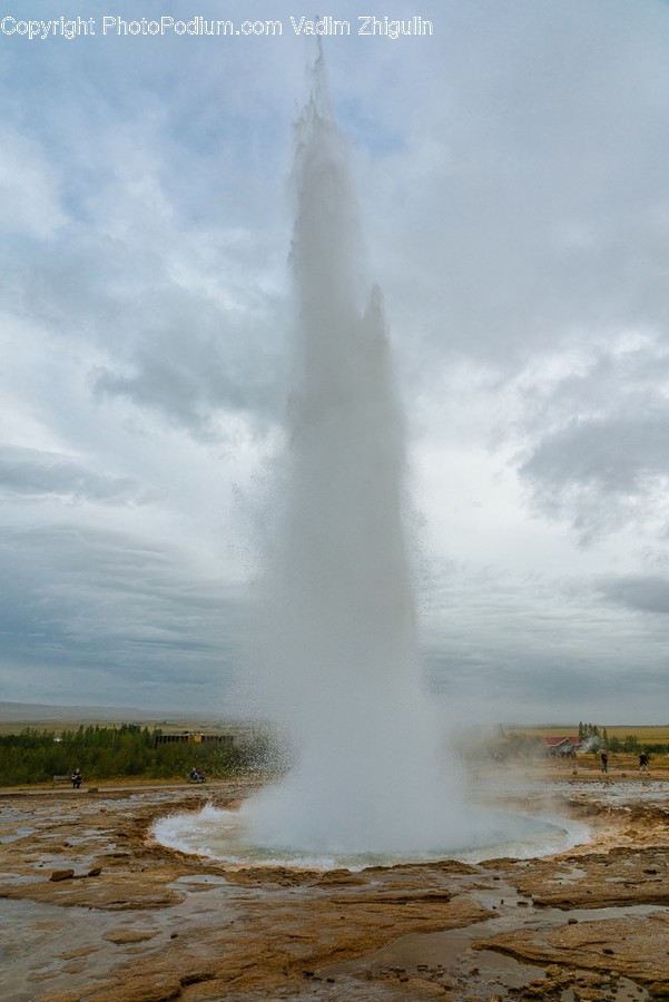 Mountain, Outdoors, Nature, Water, Eruption