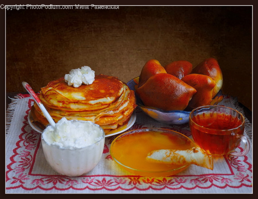 Food, Bread, Burger, Pancake, Dessert