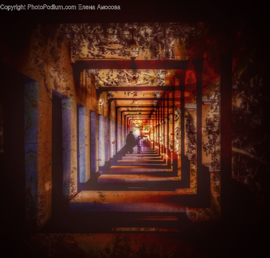 Corridor, Building, Indoors, Fireplace, Architecture