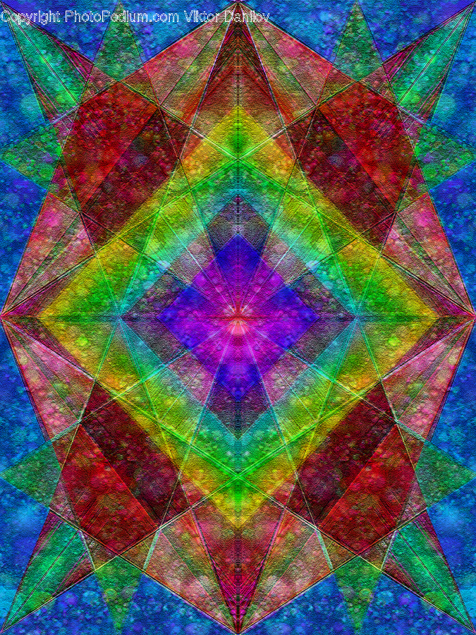 Pattern, Rug, Ornament, Fractal, Dye