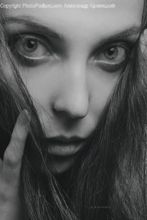 Person, Human, Face, Portrait, Photography