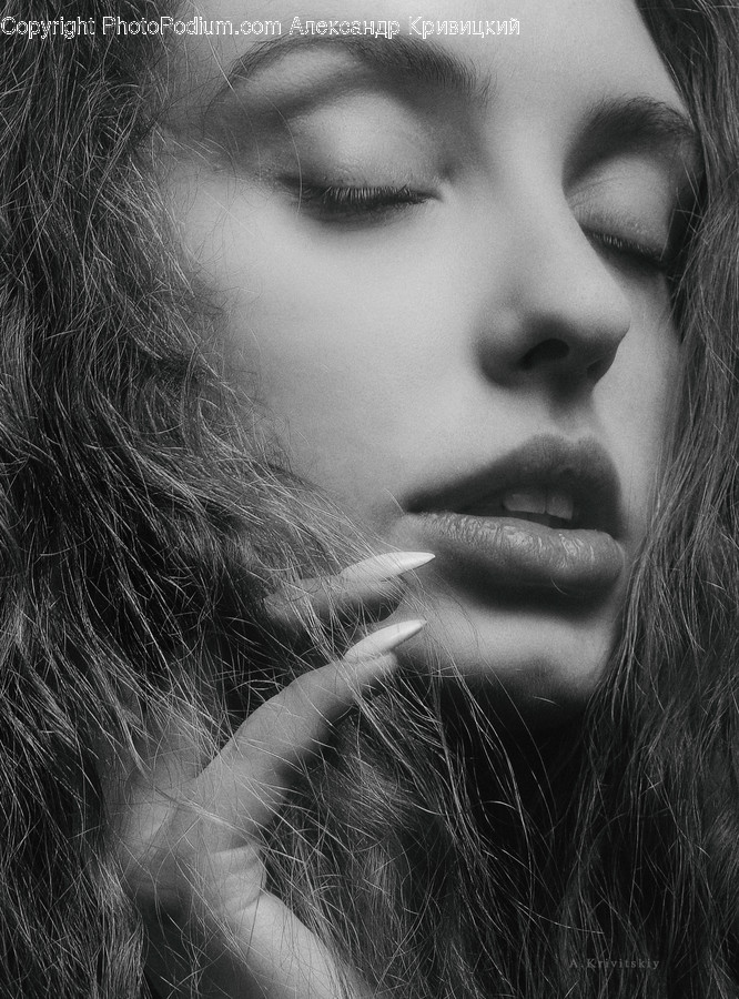 Human, Person, Face, Finger, Mouth
