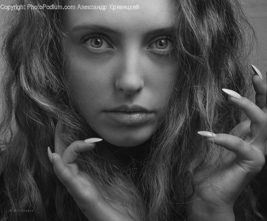 Human, Person, Face, Finger, Photo