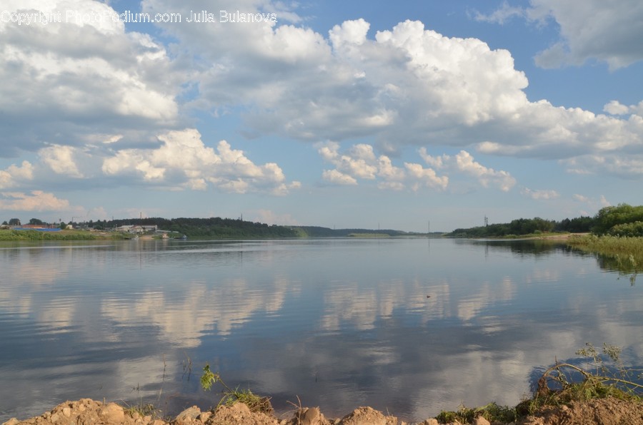 Nature, Water, Outdoors, Reservoir, Weather