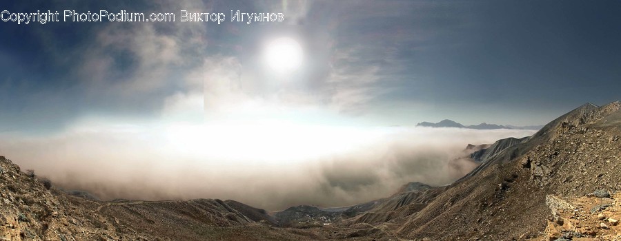 Nature, Outdoors, Flare, Light, Mountain