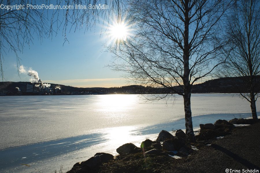 Light, Flare, Nature, Outdoors, Water
